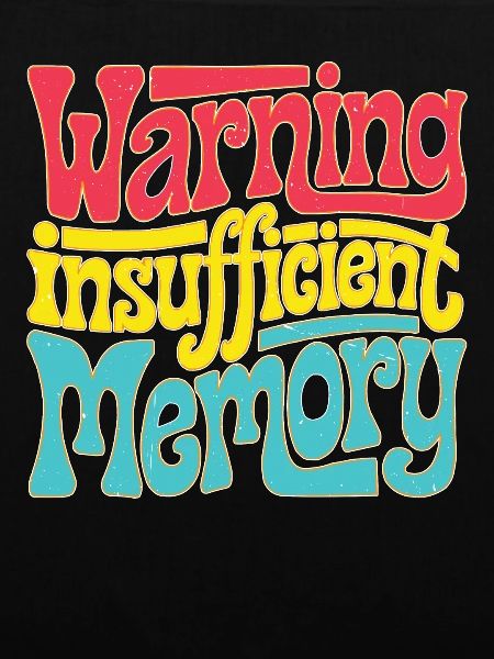Warning Insufficient Memory 5
