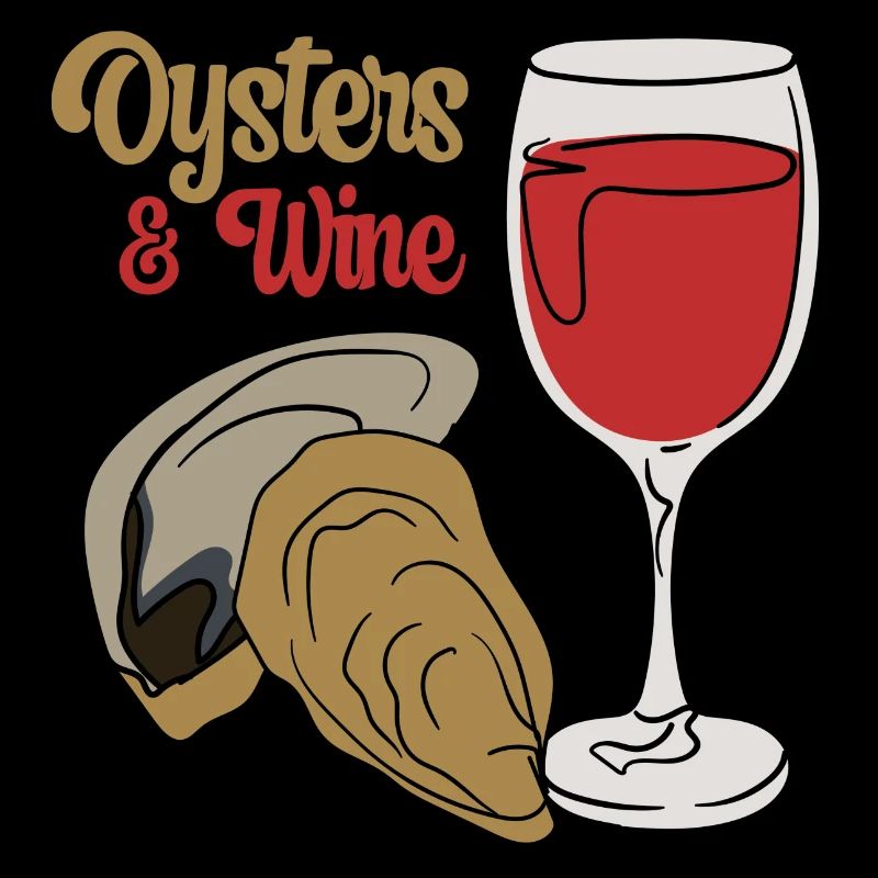 Austern und Wein Meeresfrüchtekoch Hobby Ocean