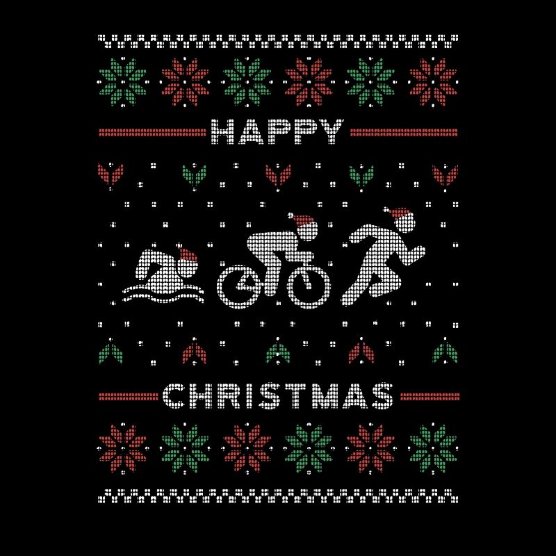 Triathlon Ugly Weihnachten sweater