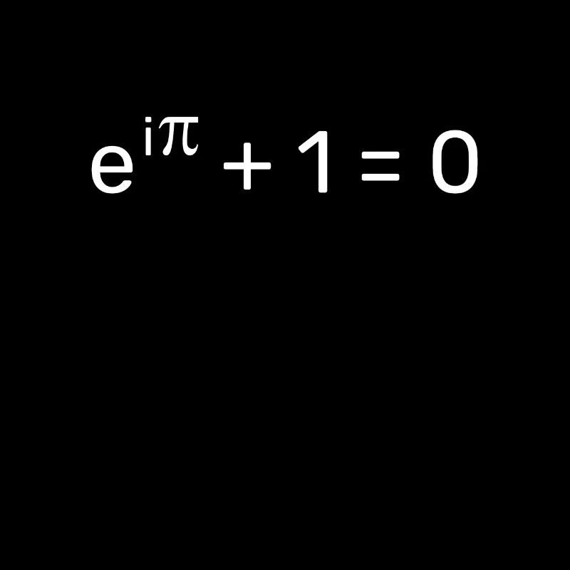 e^i pi + 1 = 0 - Eulersche Identität Geschenkidee