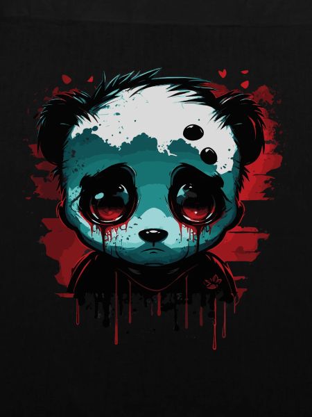 Trauriger niedlicher Panda