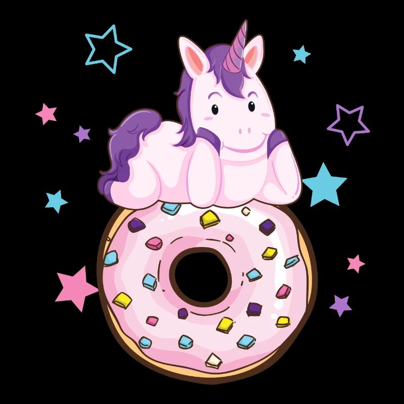 Einhorn mit Donut