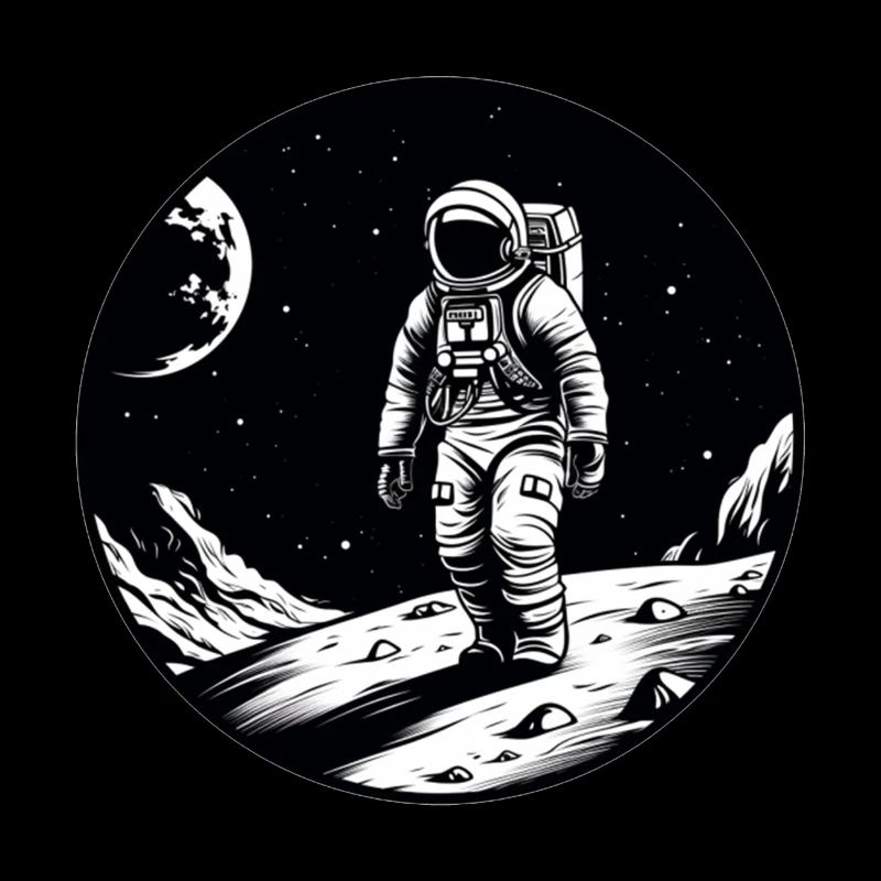Lune des astronautes