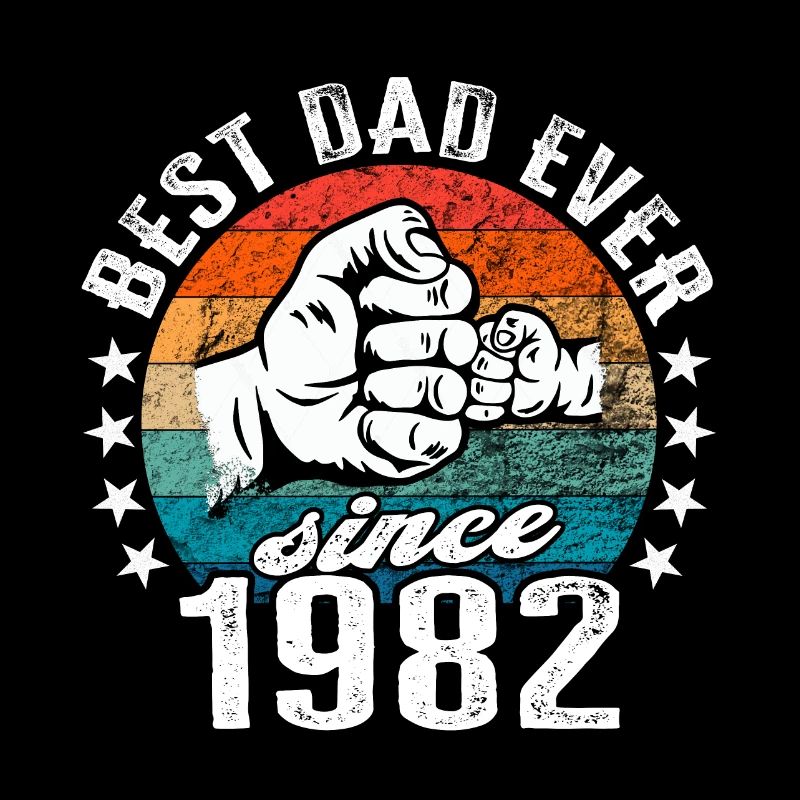 Bester Papa der Welt seit 1982 Vatertag