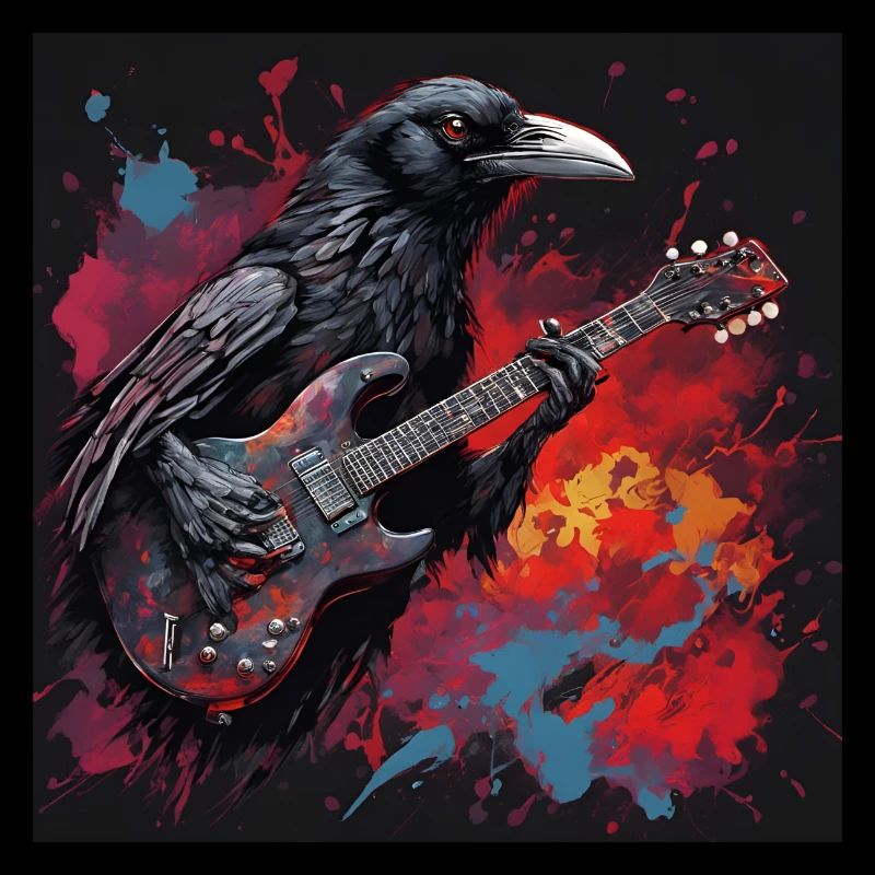 Der Raven-Gitarrist