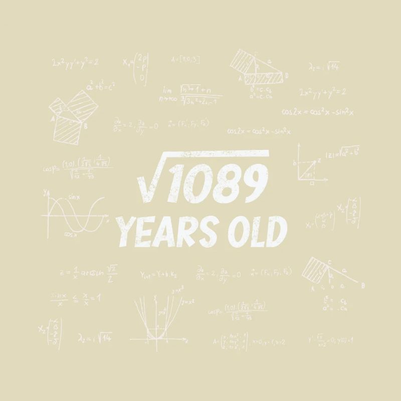 Square Root from 1089 - 33rd Birthday Math Nerd