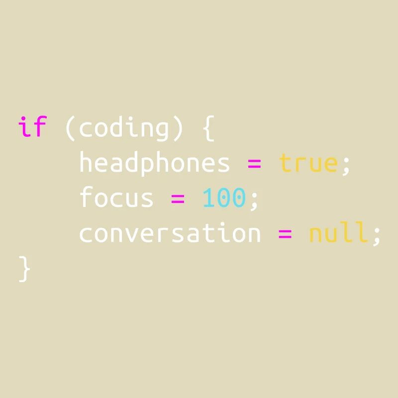 Funny gift for Programmer Headphones while Coding