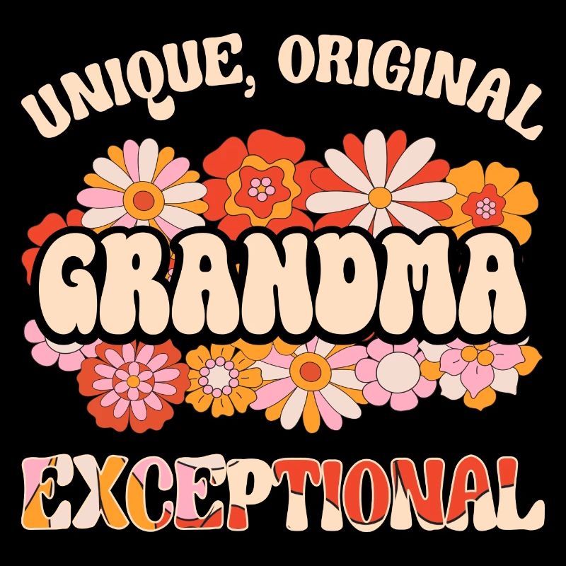 Grand-Mère Unique Originale Exceptionnelle Mamie