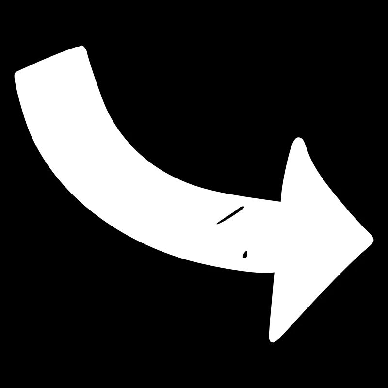 Arrow drawing sketch white