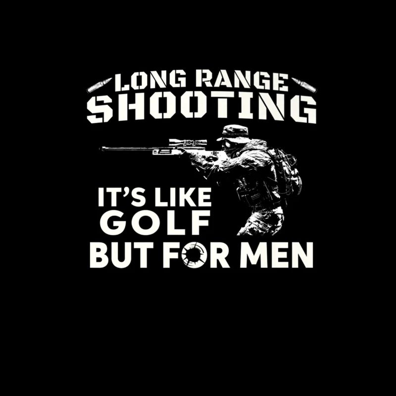 Long range shooting as it is golf but for men