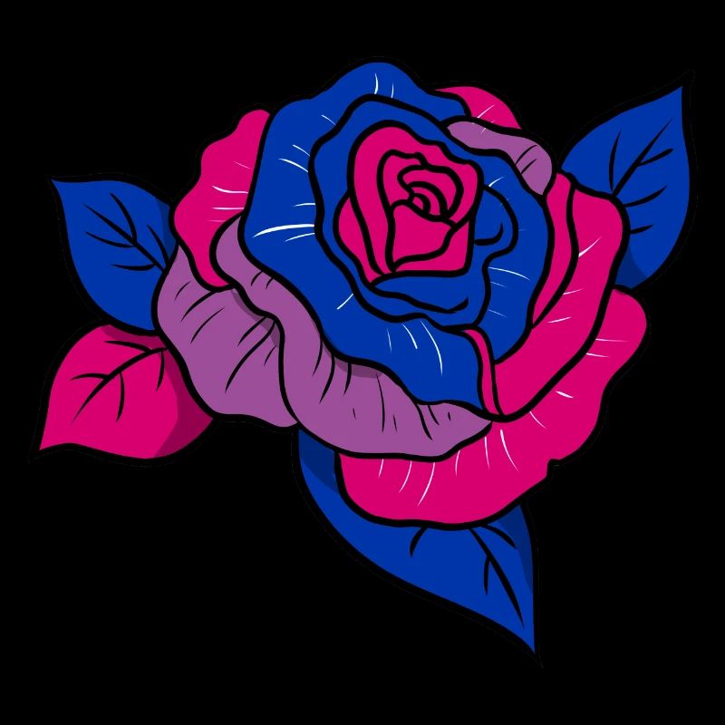 Bisexual Pride Rose