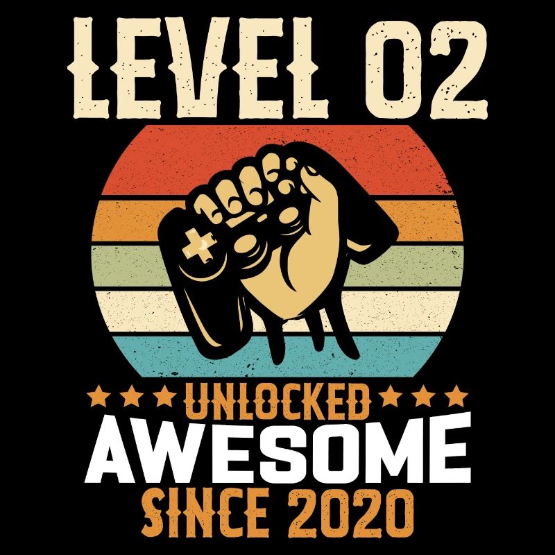 Level 02 Year Unlocked Gaming Birthday Gift