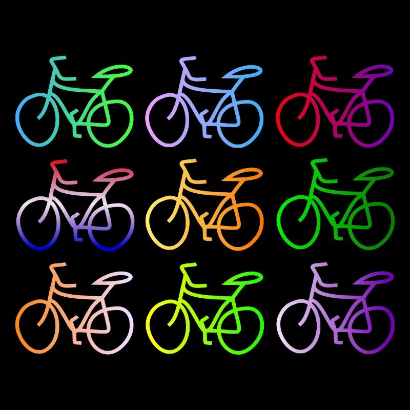 Fahrrad kritzeln.