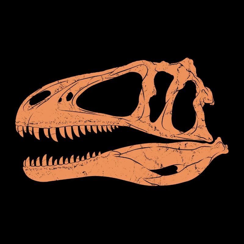 Acrocanthosaurus Fossilschädel