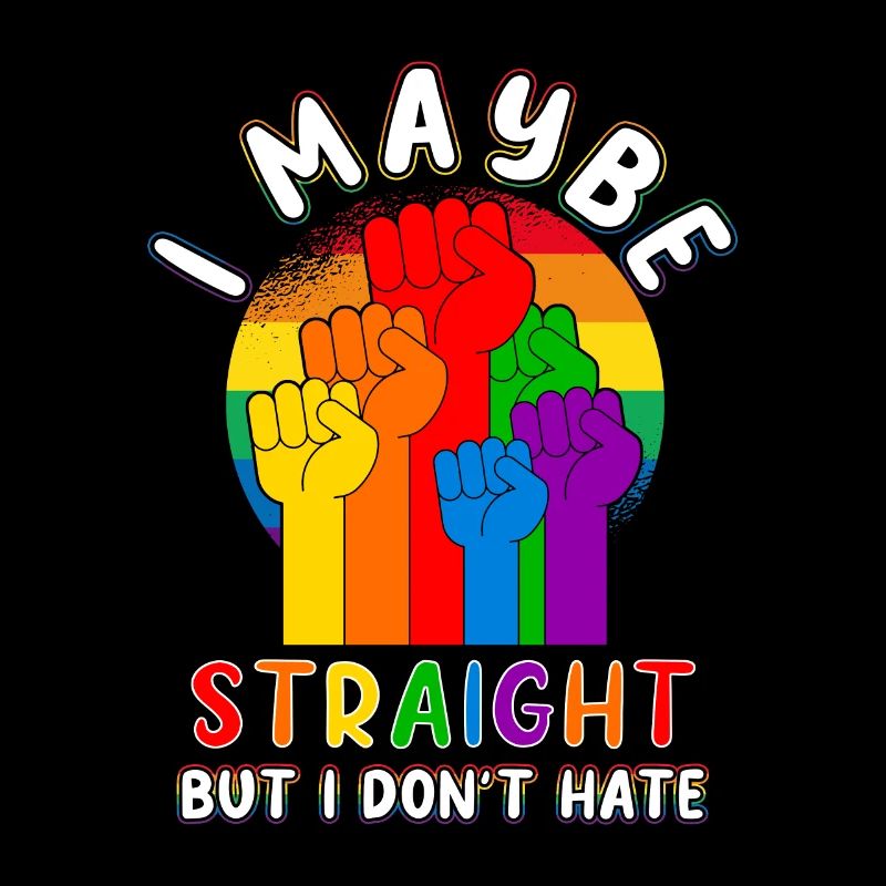 LGBT Rainbow Straight
