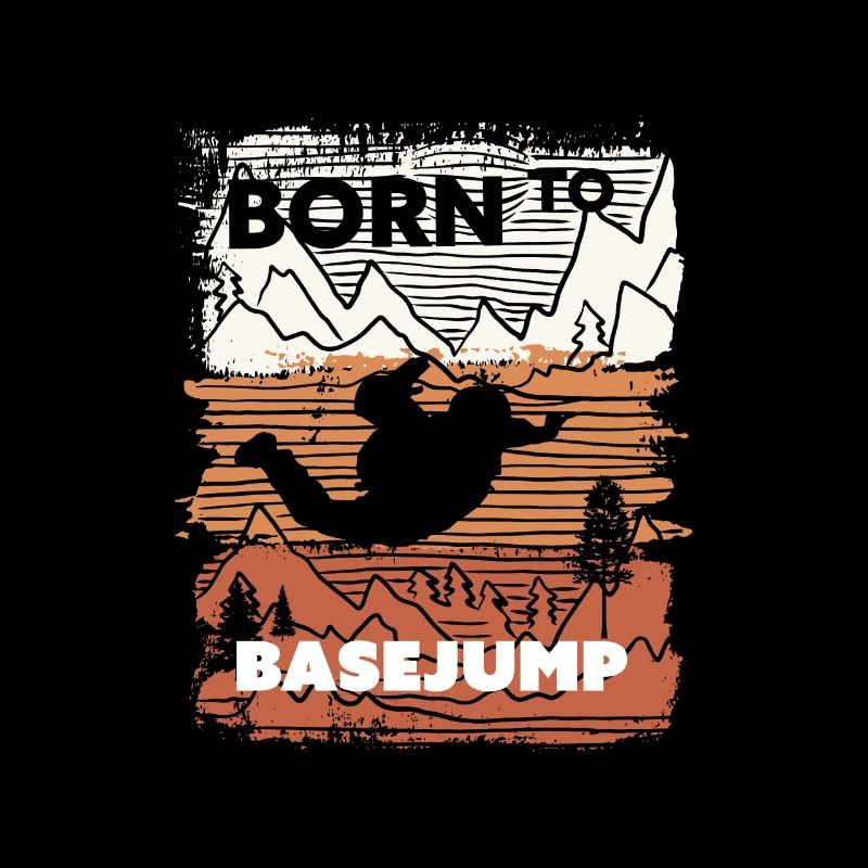 Vintage Born To Basejump, forced to work