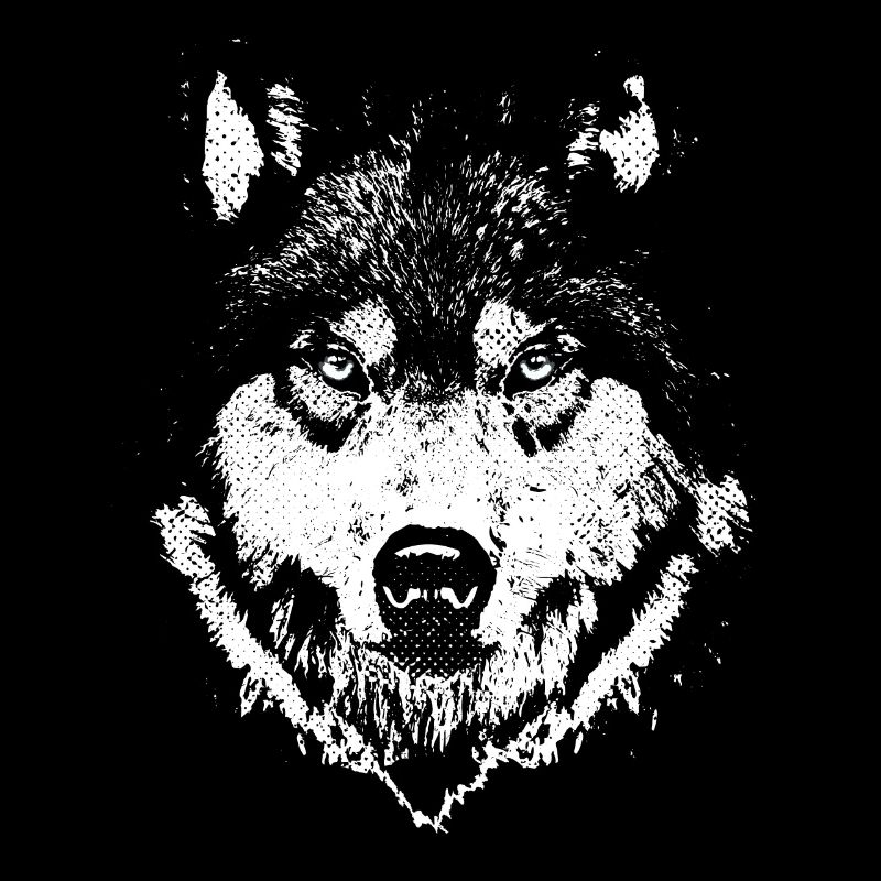 Wolf Wolf Silhouette Wolves Head Predator Wild Animal
