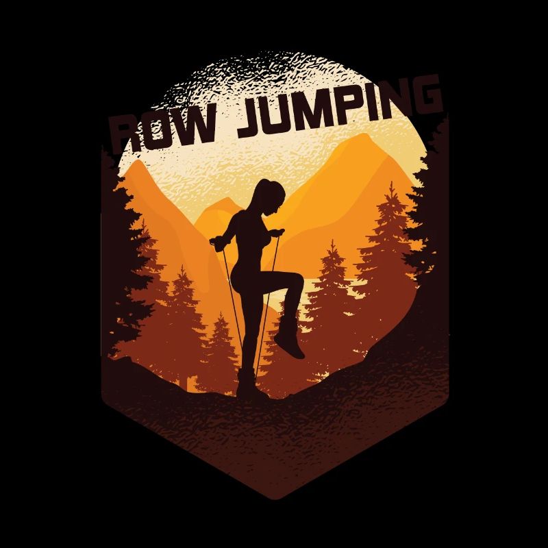 Reb Jumping Rope Jumping Kvinde