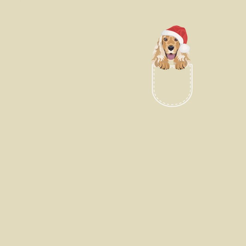 Deutsch Cocker Spaniel Merry Christmas