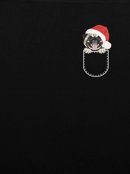 Mops Frohe Weihnachten