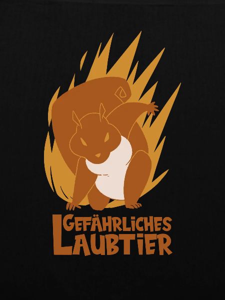 Gefährliches Laubtier Eichhörnchen