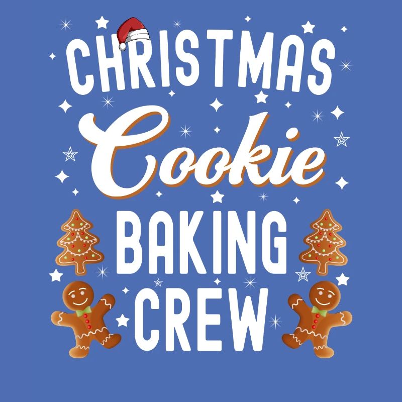 Équipe de cuisson de biscuits de Noël