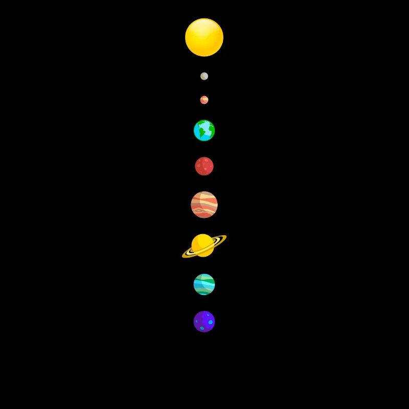 Planète Design avec système solaire dans