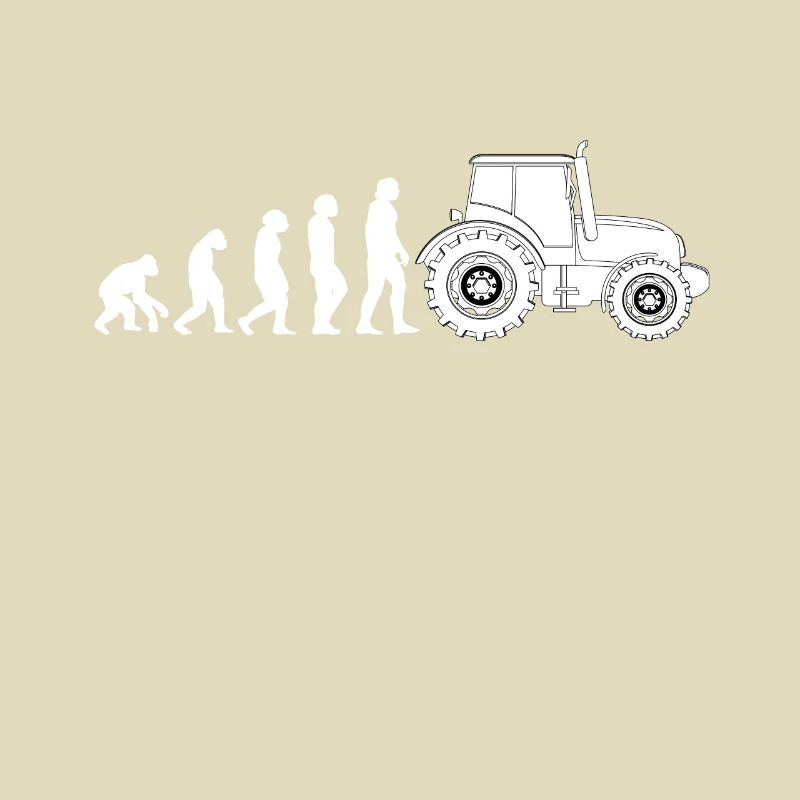 Evolution Traktor Bauer Landwirt