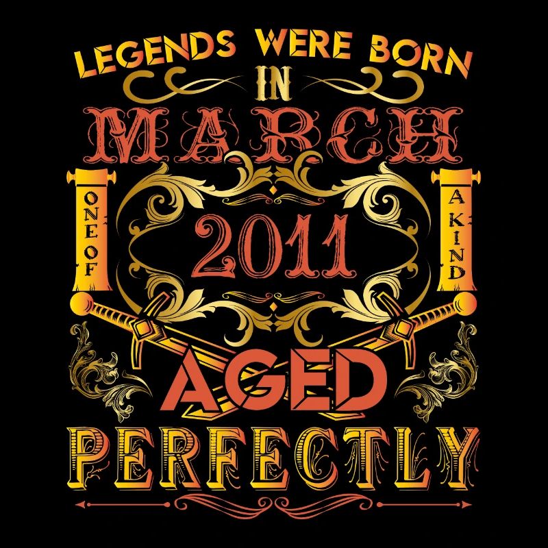 März 2011 - Geburtstag 2011 wurden Legenden geboren.