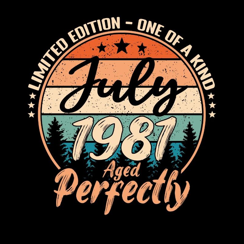 Juli 1981 Jubiläum 1981 Legenden Juli