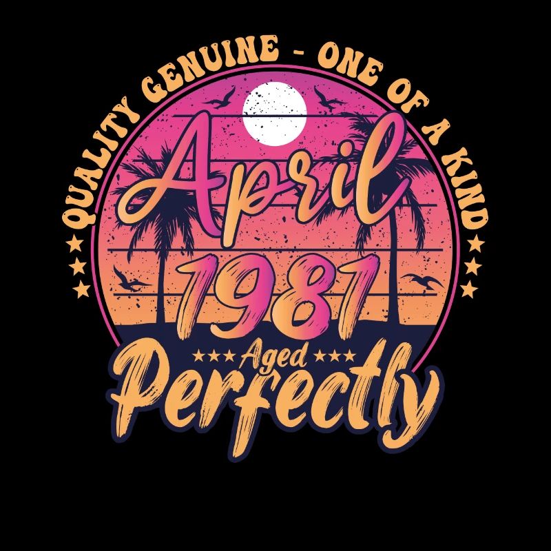 April 1981 anniversary 1981 Retro 1981 April