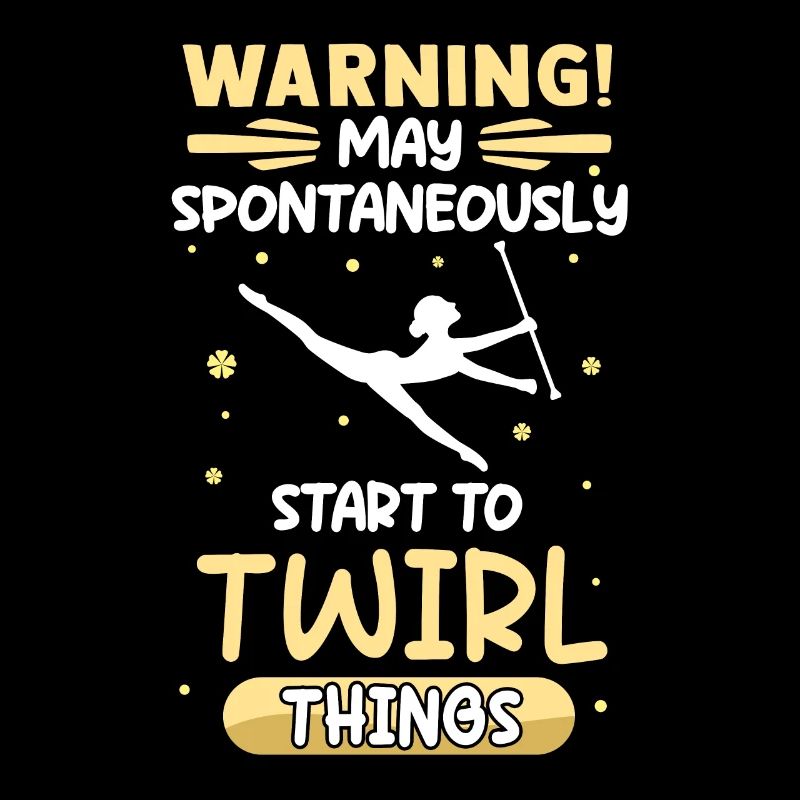 Baton Twirling Funny Majorette Rod Turning