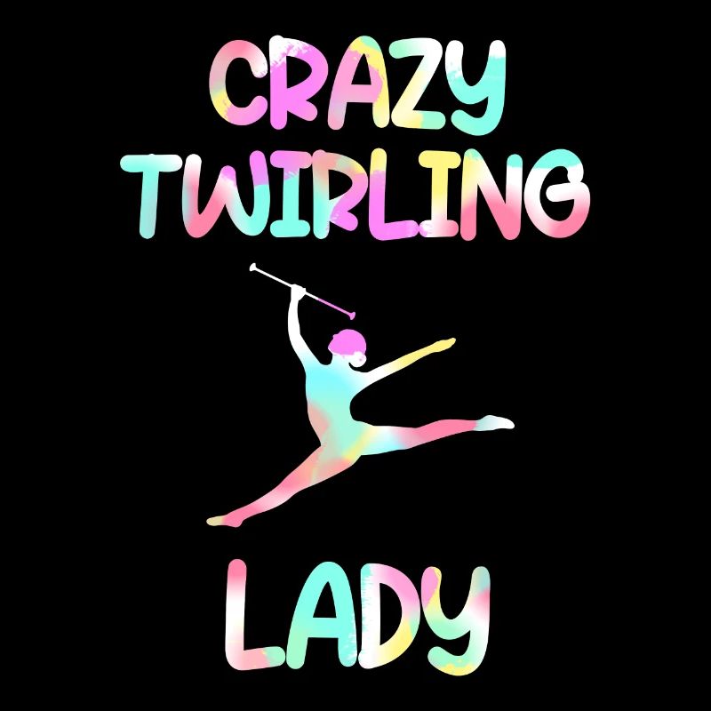 Twirling Lady Majorette Baton Stabdrehen