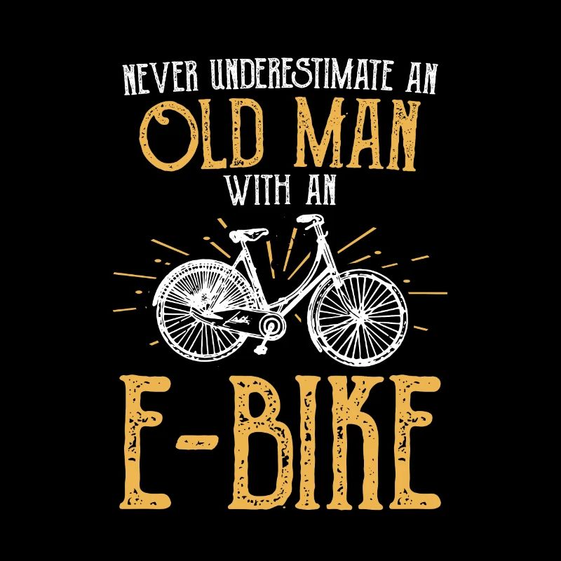 Never underestimate a men with an e-bike