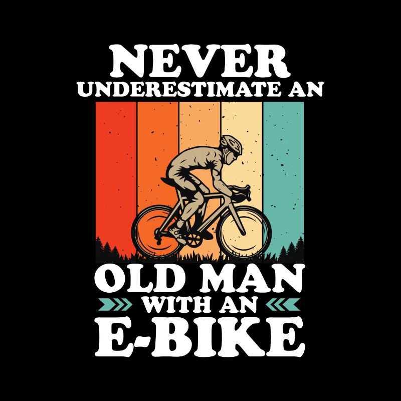Never underestimate a men with an e-bike