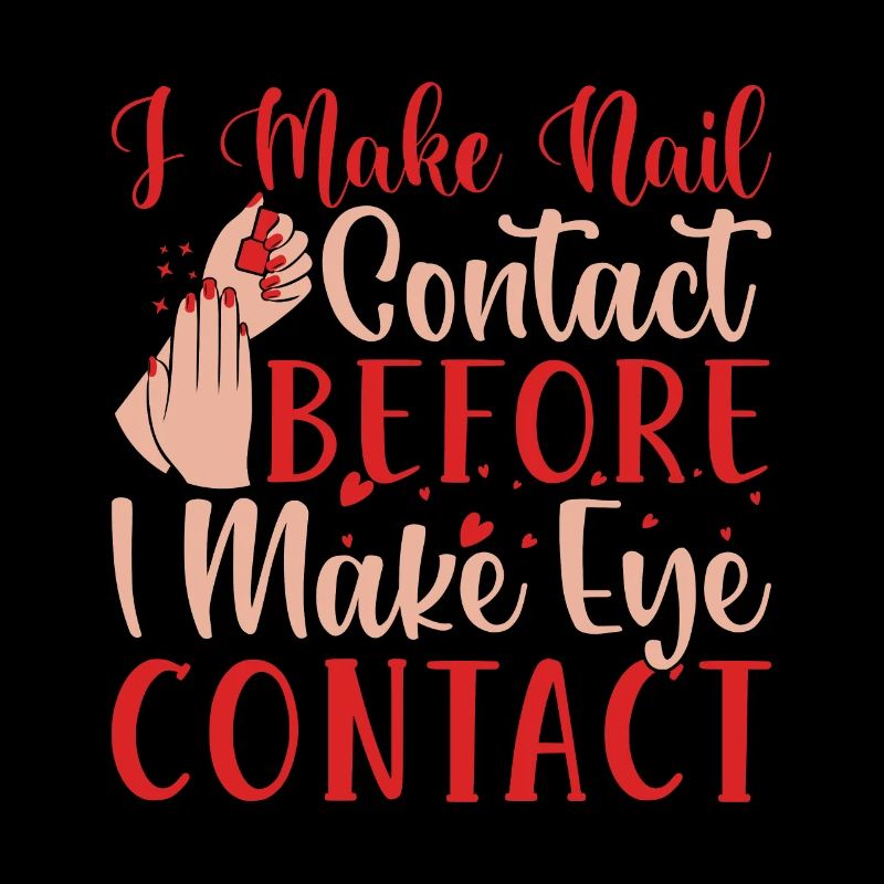 Ich Mache Nagelkontakt Vor Nail Tech