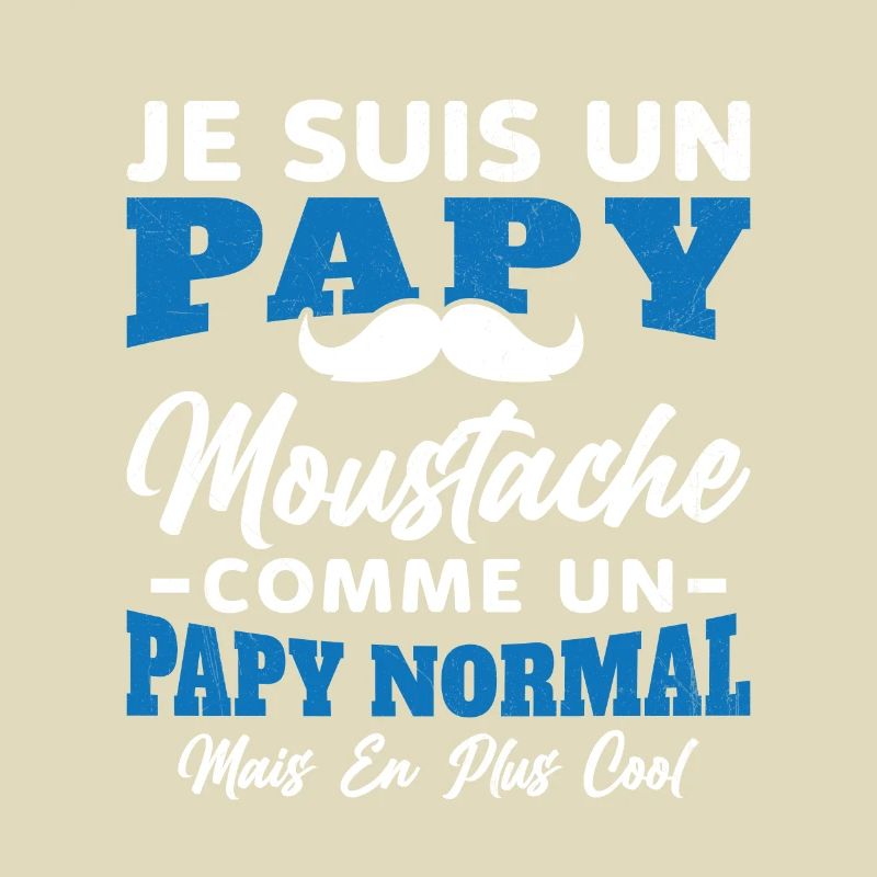 Un papy moustache comme un papy normal