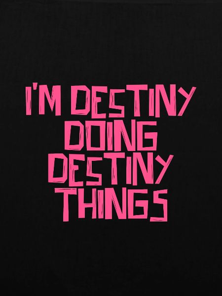 I'm Destiny doing Destiny things