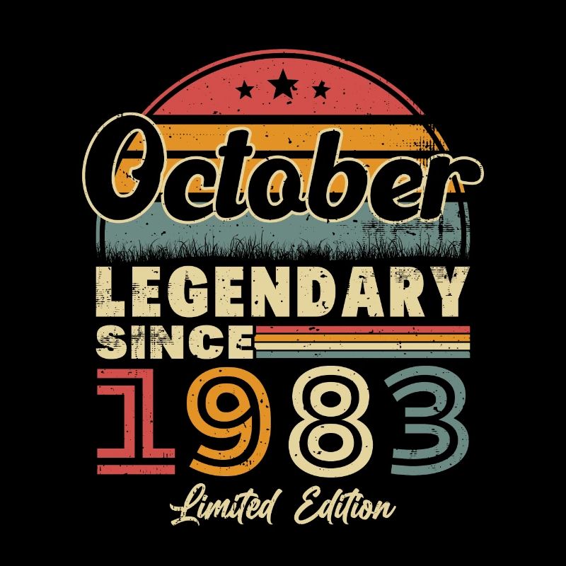 Vintage Retro Oktober 1983 Geburtstagsgeschenk
