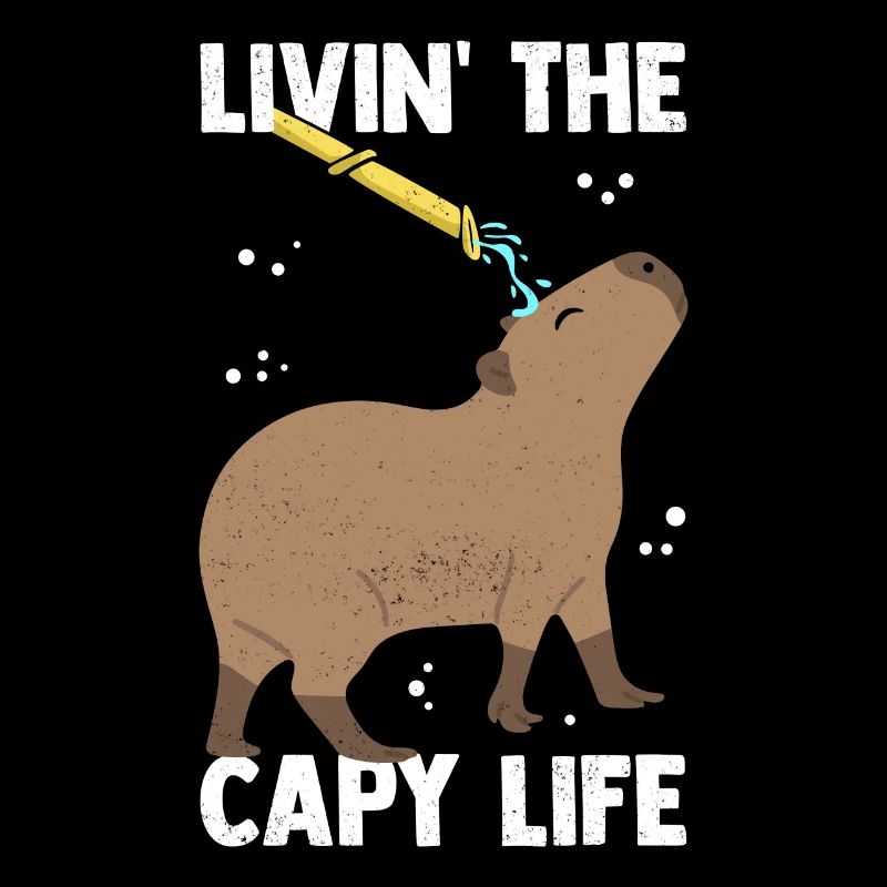 Capybara Shower Capybara Rodent