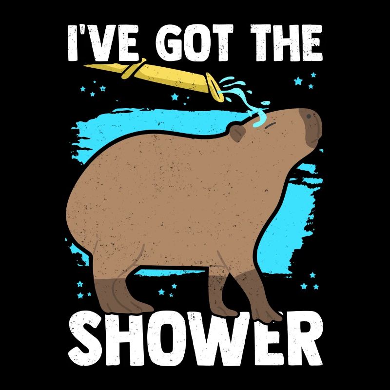 Capybara Douche Drôle Capybara Douches