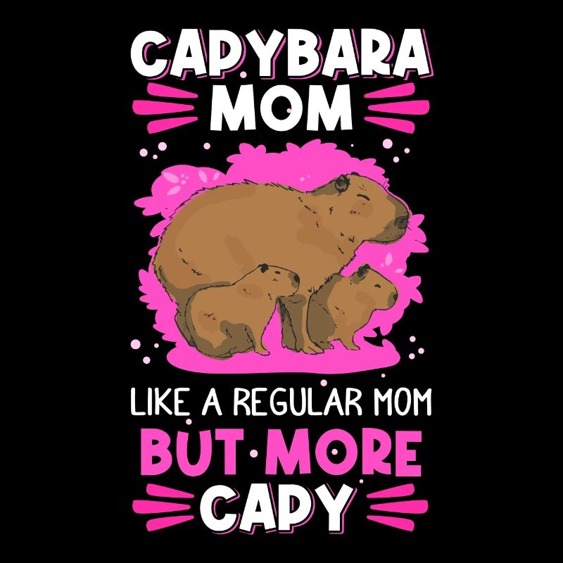 Capybara Mama Rodent Capybara Capybara