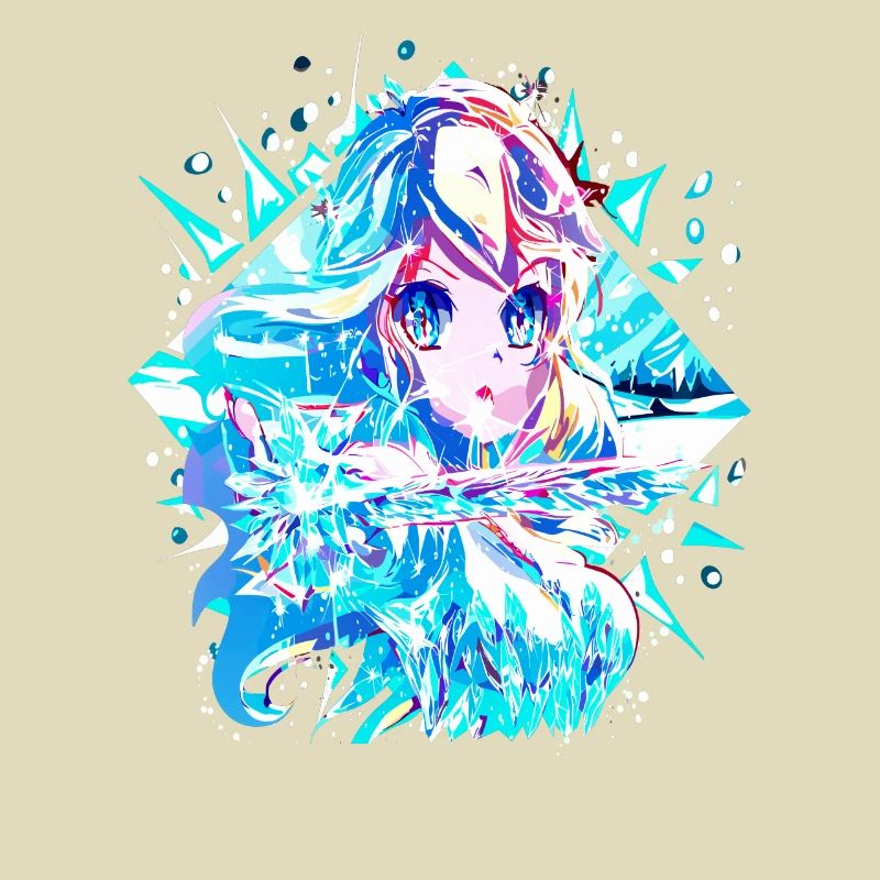 Anime Schneekönigin Eisprinzessin