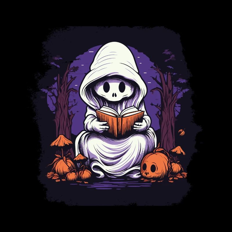Halloween Ghost Pumpkin Reading Ghosts