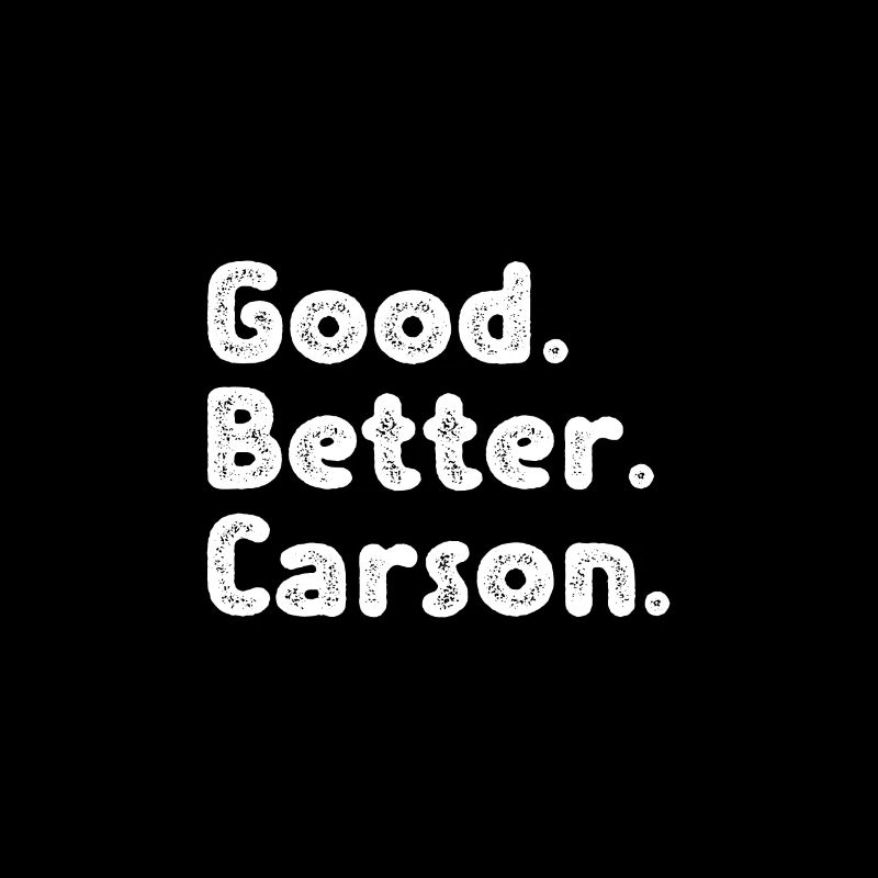 Good better Carson