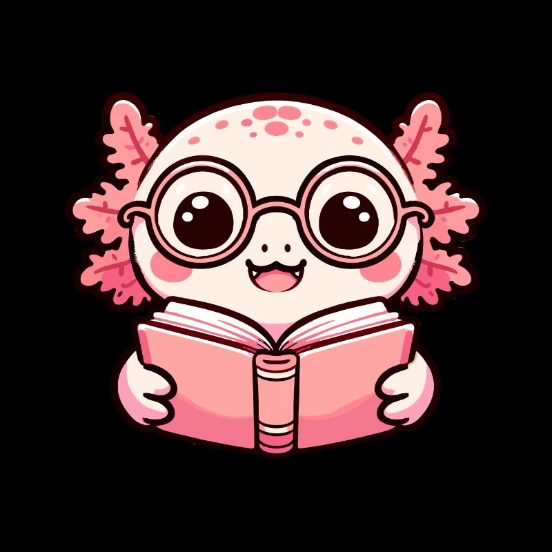 Professeur de lecture de livres Axolotl