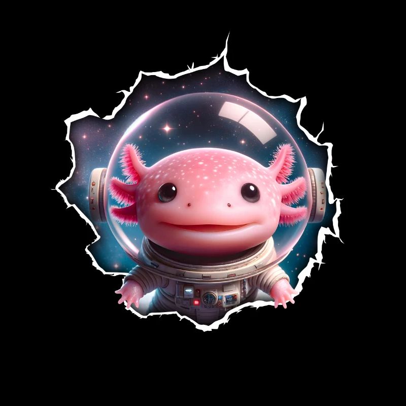 Space Axolotl Crack Astronaut Space