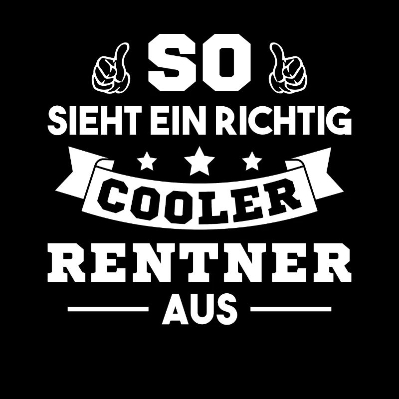 So sieht ein richtig cooler Rentner aus Pensioner