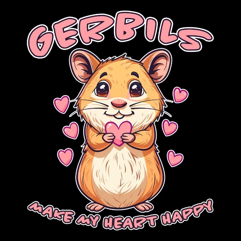 Gerbil Saying Racing Rat Funny Gerbil Gift