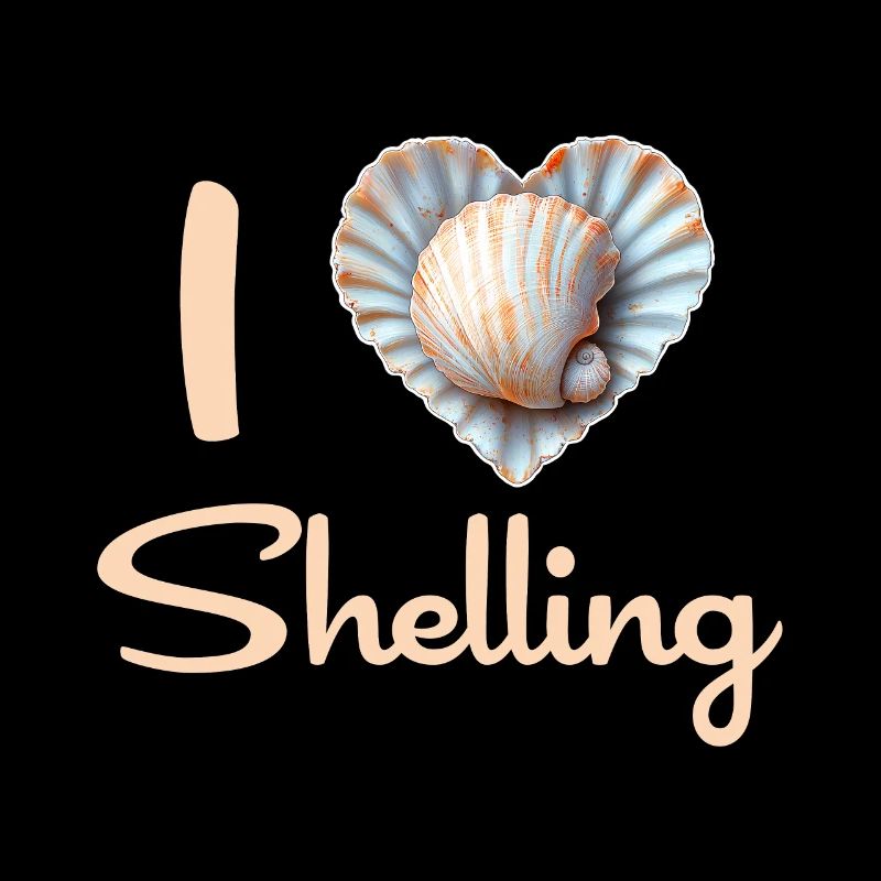 I Love Shelling Shells Shell Collector Gift